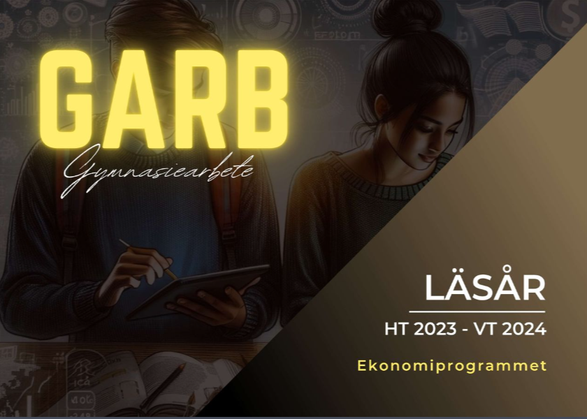 GARB – Gymnasiearbete